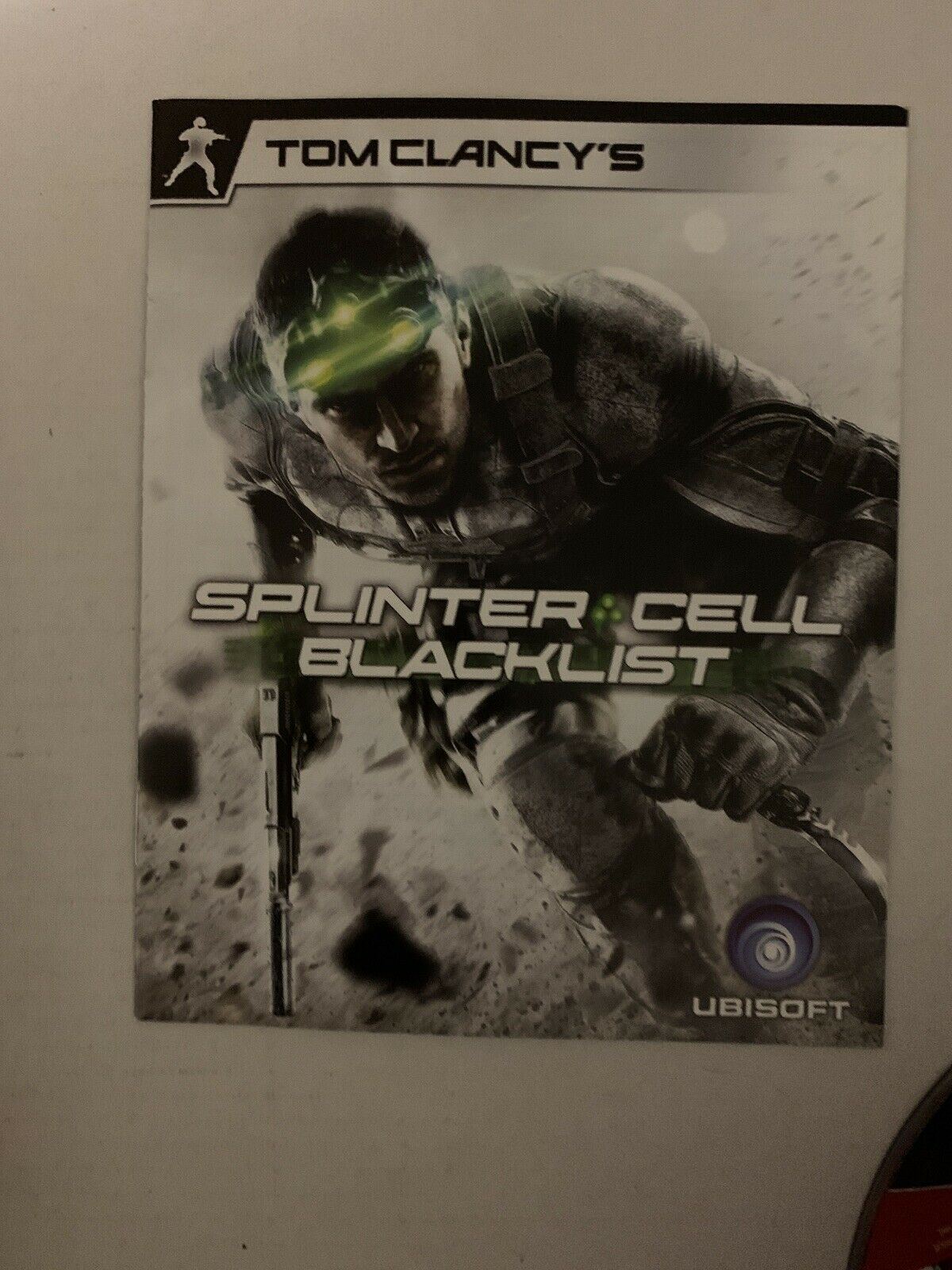 Tom Clancy's Splinter Cell Blacklist  PS3 game With Manual