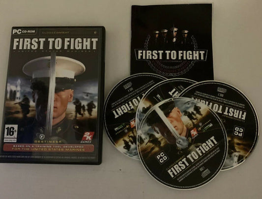 First To Fight - United States Marines PC CDROM 2005 With  Manual