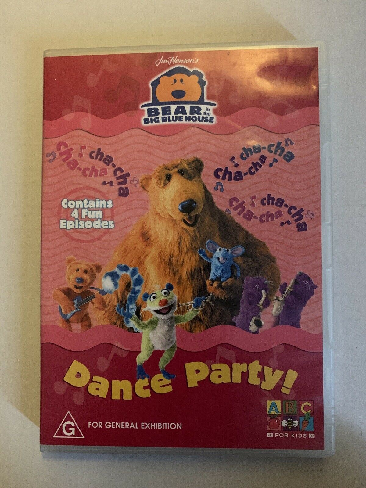Bear In The Big Blue House - Dance Party (DVD, 2004) ABC Kids. region 4