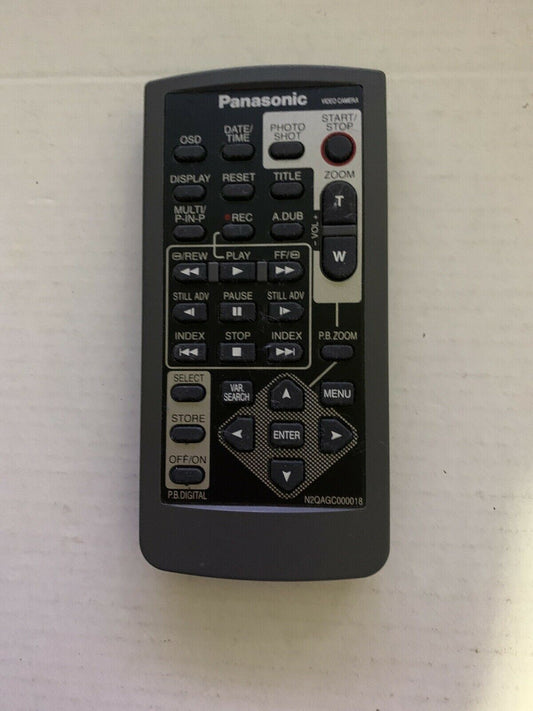 Genuine Panasonic N2QAGC000018 Remote Control For Video Camera