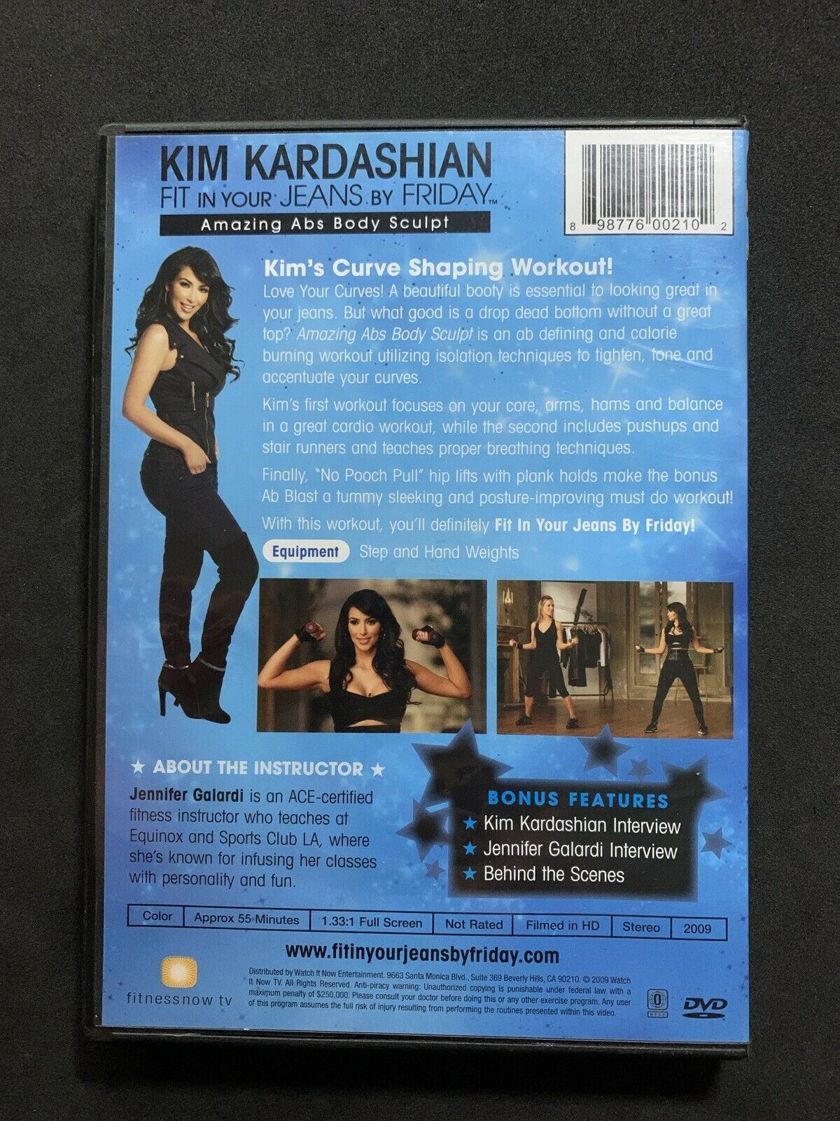 Kim Kardashian Fit In Your Jeans By Friday (DVD) Abs & Upper Body Workouts