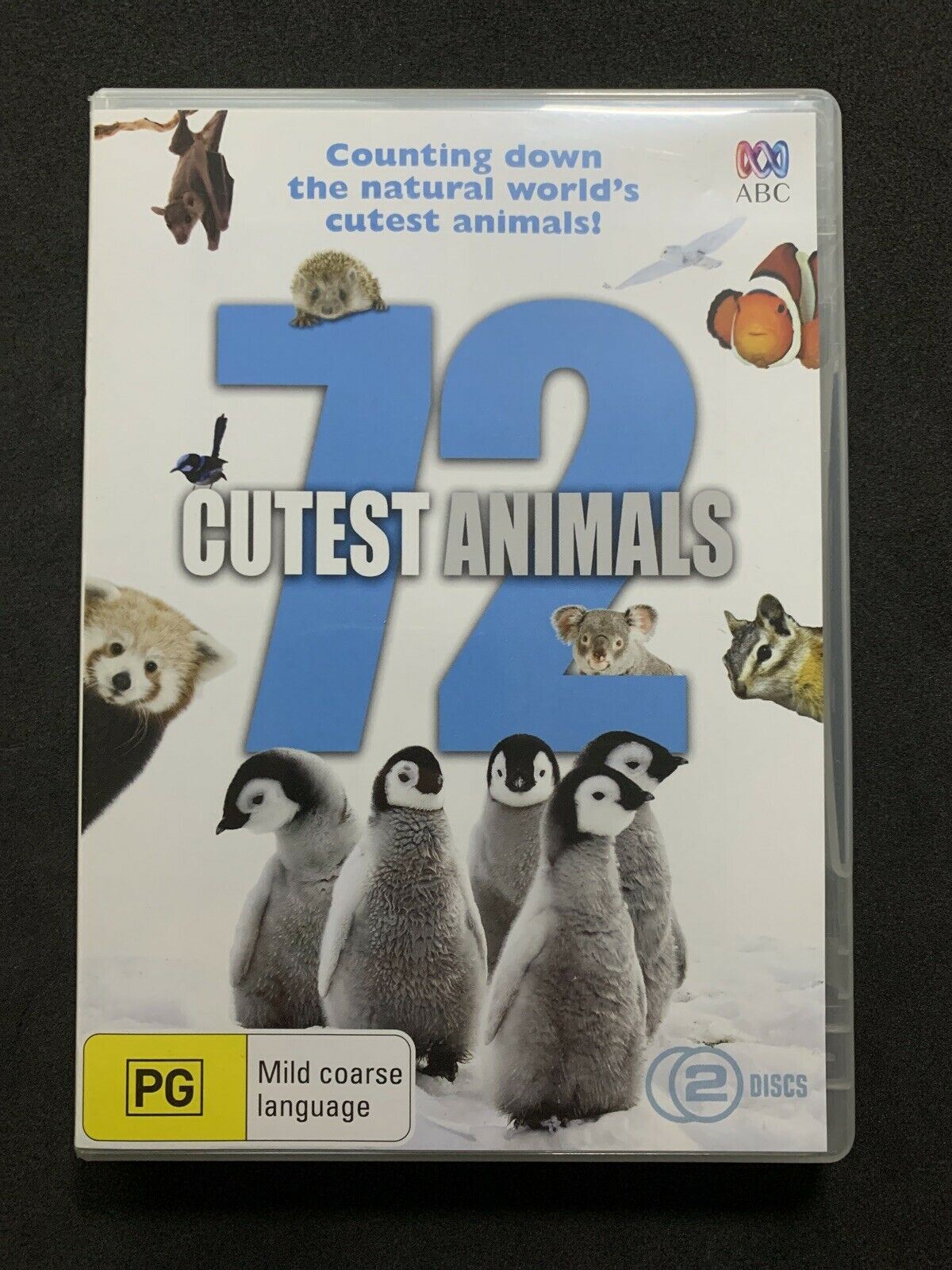 72 Cutest Animals (DVD, 2016) ABC Region 4