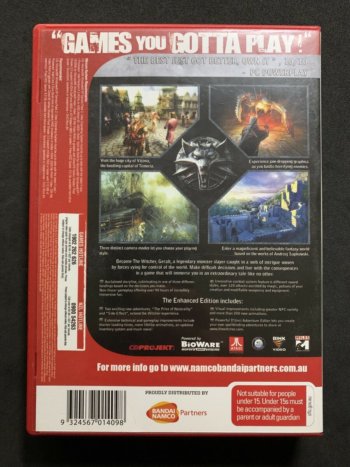 The Witcher - Enhanced Edition for PC (DVD)