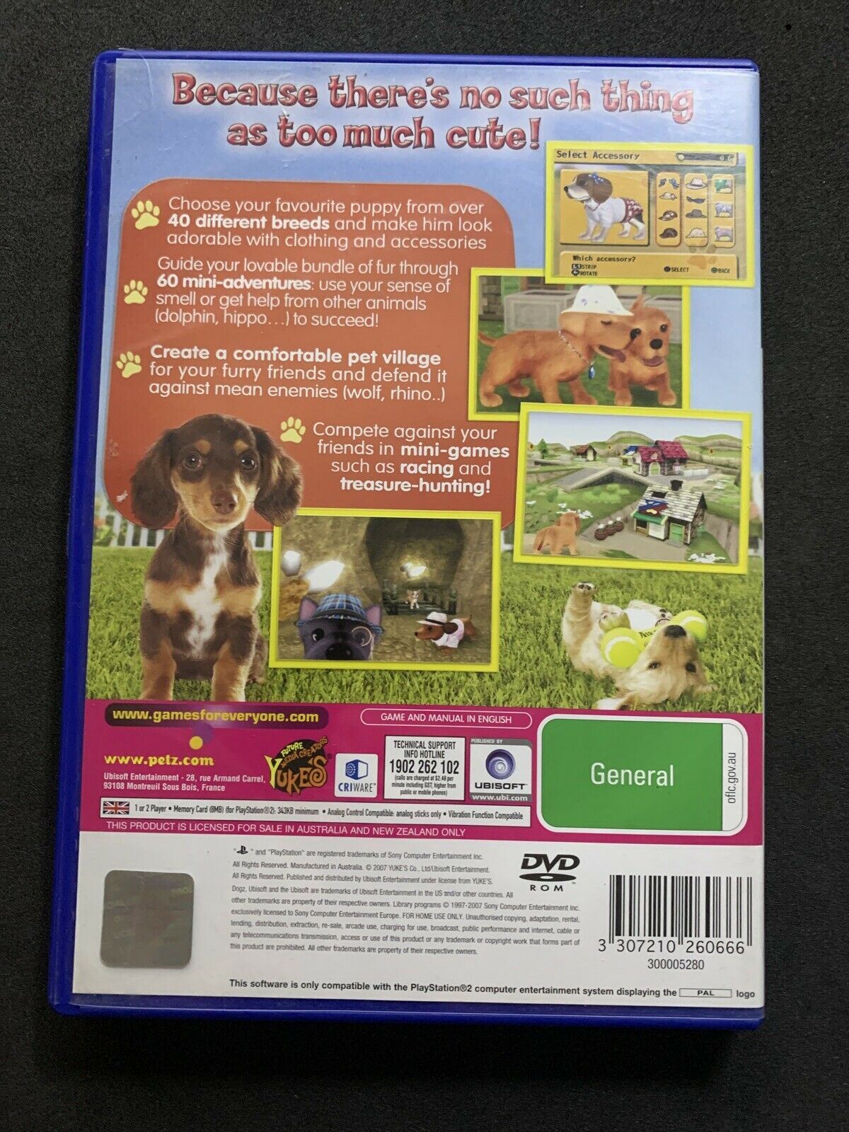 Dogz PS2 Playstation 2 PAL Complete with Manual