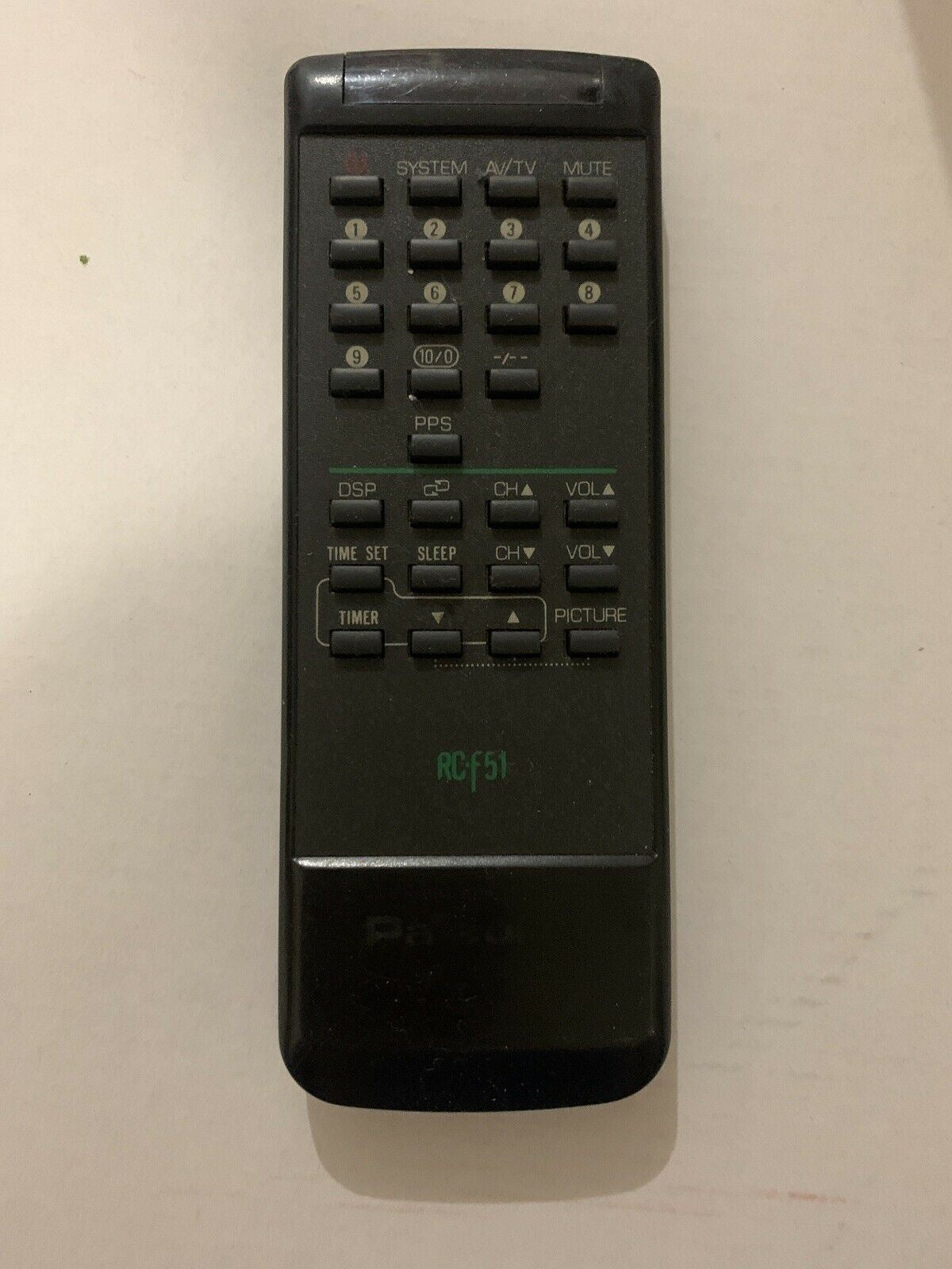 Genuine Palsonic RCF51 Remote Control For TV
