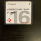 Canon Compact Flash Card FC-16M 16MB
