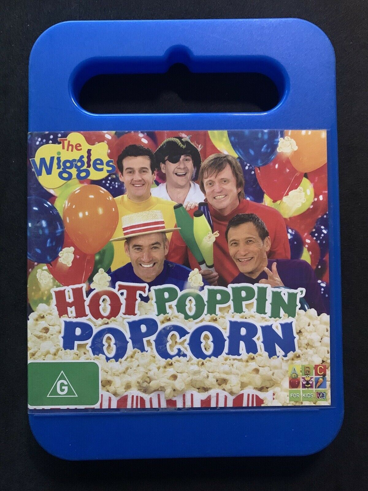 4x The Wiggles - Pop Go The Wiggles, Hot Popcorn, Racing Rainbow, Wake Up (DVD)