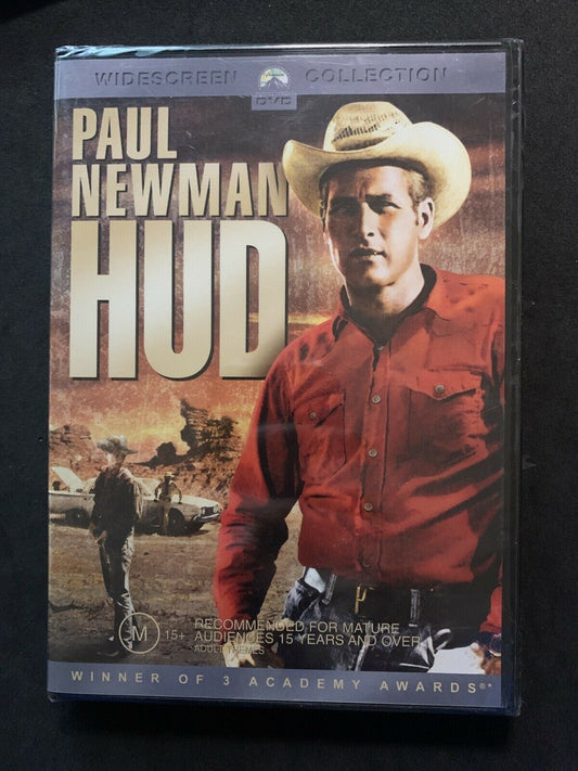 *New Sealed* Hud (DVD, 1963) Paul Newman, Melvyn Douglas, Patricia Neal -Region4