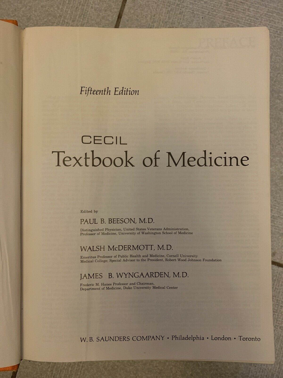 Cecil Textbook Of Medicine 15th Edition