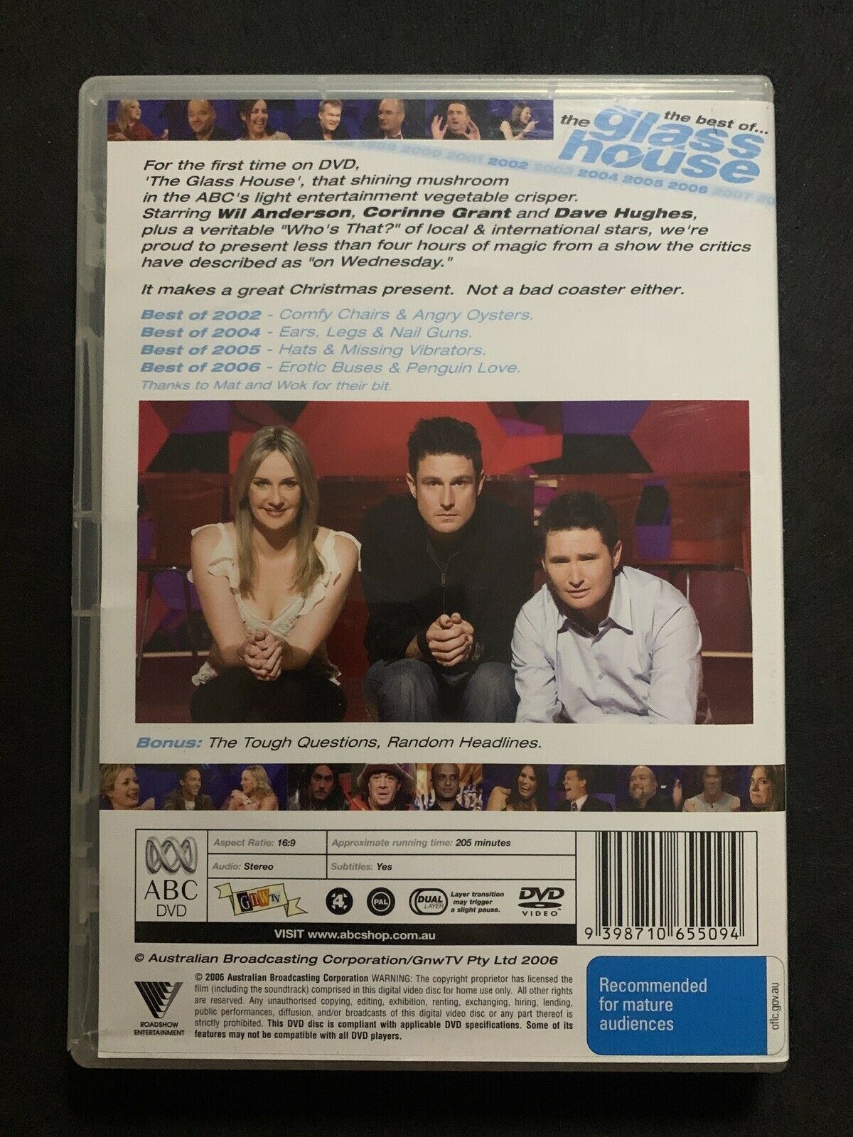 The Glass House - Best Of 2002-2006 (DVD, 2006) Wil Anderson‎, ‎ Corinne Grant‎
