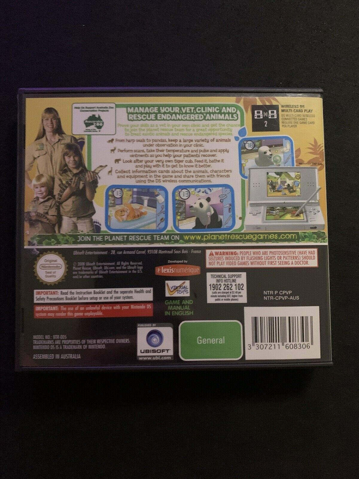 Planet Rescue: Animal Emergency (Nintendo DS) with Manual