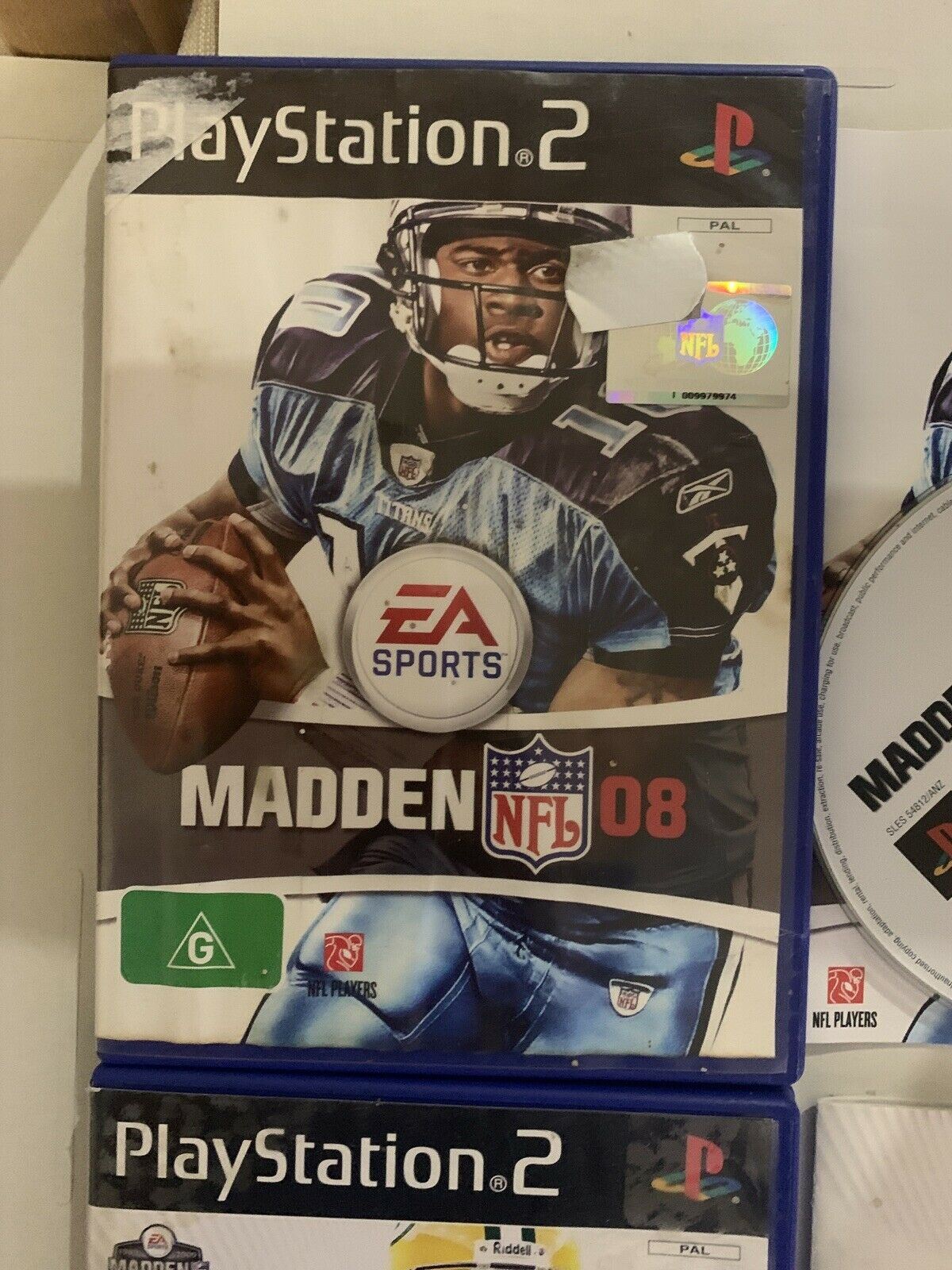 Madden NFL 09 & 08 - PS2 Game With Manual