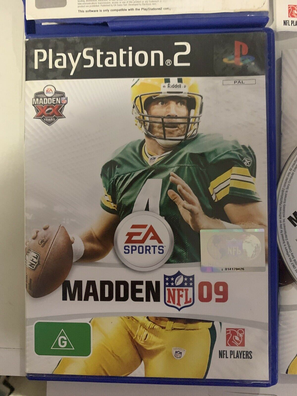 Madden NFL 09 & 08 - PS2 Game With Manual