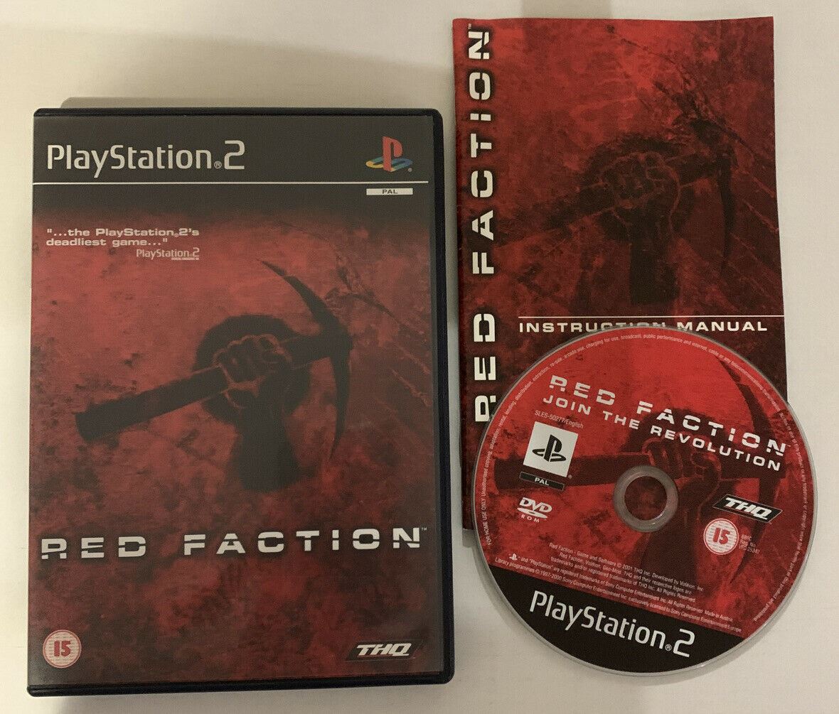 Red Faction - SONY PlayStation 2 PS2 With manual