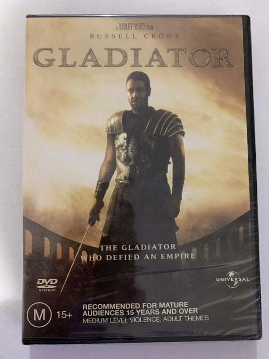 *New Sealed* Gladiator (DVD, 2004) Russell Crowe, Joaquin Phoenix. Region 4