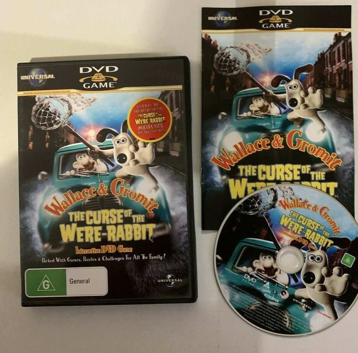 Wallace And Gromit - The Curse Of The Were-Rabbit Interactive DVD Game Region 4