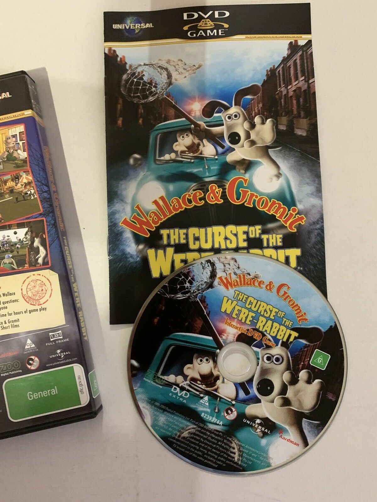 Wallace And Gromit - The Curse Of The Were-Rabbit Interactive DVD Game Region 4