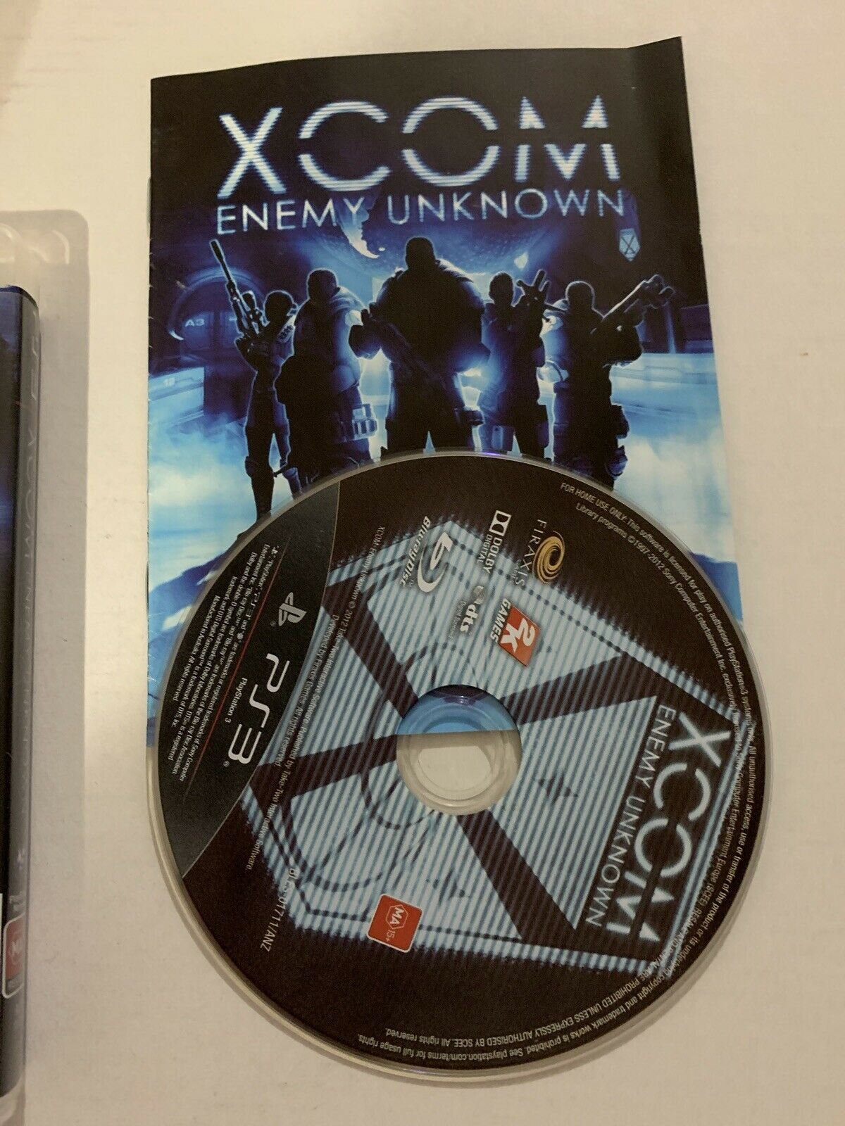 XCOM Enemy Unknown Playstation 3 PS3 With Manual