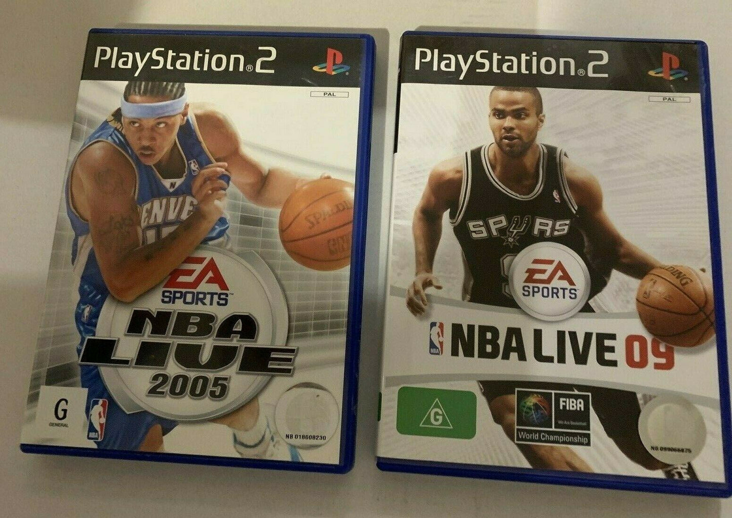 EA Sports - NBA Live 2005 & 2009 PlayStation 2 PAL