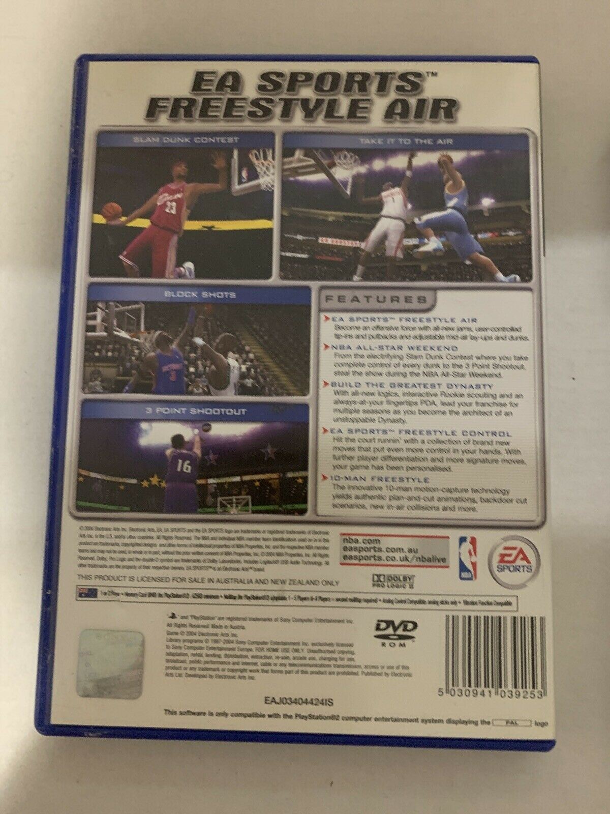 EA Sports - NBA Live 2005 & 2009 PlayStation 2 PAL