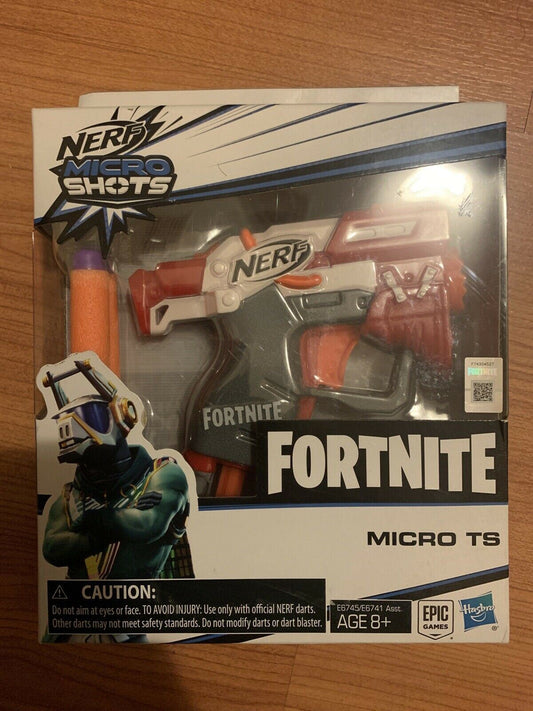 NERF FORTNITE Micro Shots Micro TS Gun Dart Blaster Epic Games Hasbro NEW