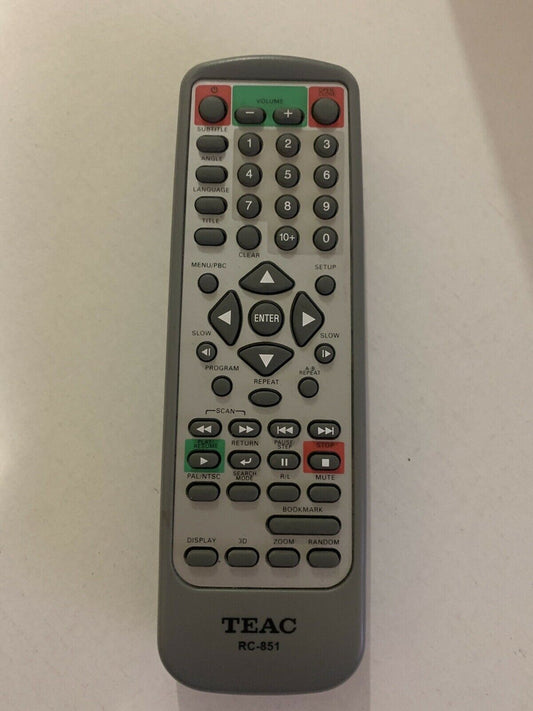 Genuine Teac RC-851 Remote Control