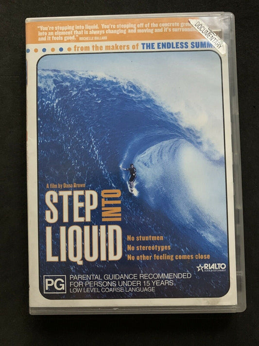 Step Into Liquid (DVD, 2004) Kelly Slater. Region 4