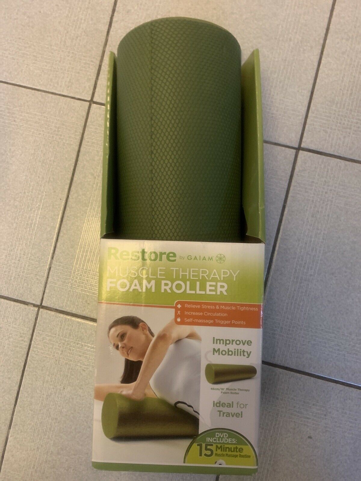 Restore By GAIAM Muscle Therapy Foam Roller