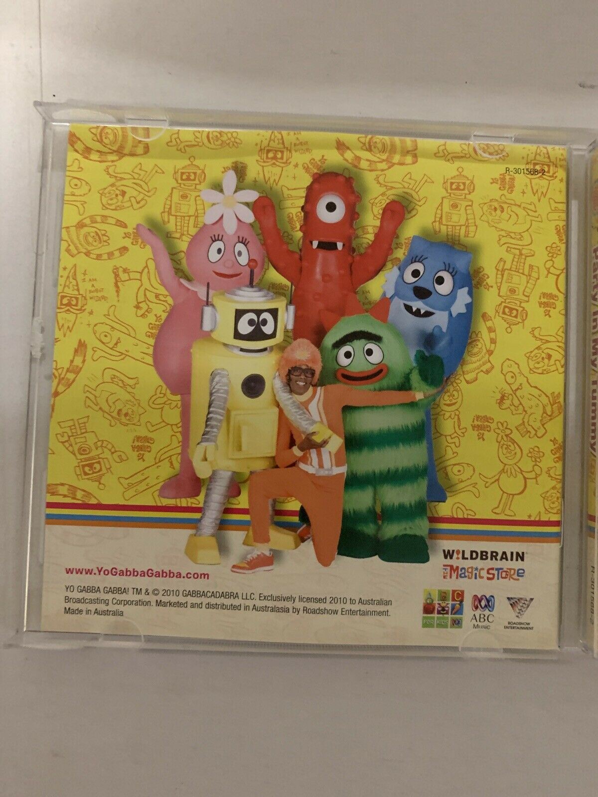 Party in My Tummy by Yo Gabba Gabba! (CD, Jun-2010, ABC for Kids)