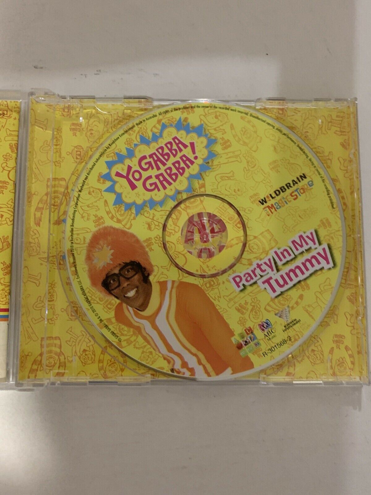 Party in My Tummy by Yo Gabba Gabba! (CD, Jun-2010, ABC for Kids)