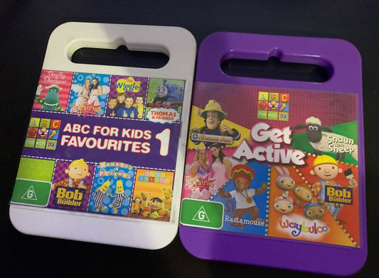 ABC For Kids - Favourites 1 & Get Active DVD 2-Disc Region 4