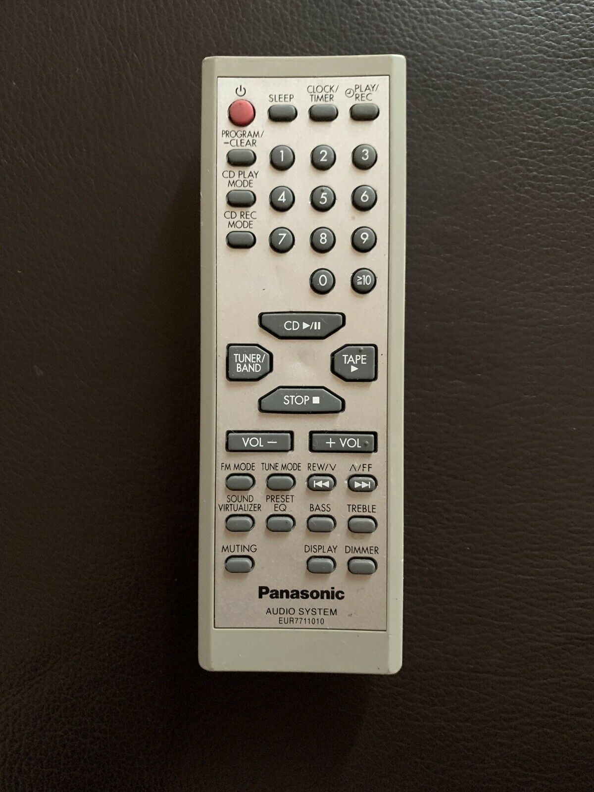 Genuine Panasonic EUR7711010 Remote Control For SA-PM9, SC-PM9, SA-PM10, SC-PM10
