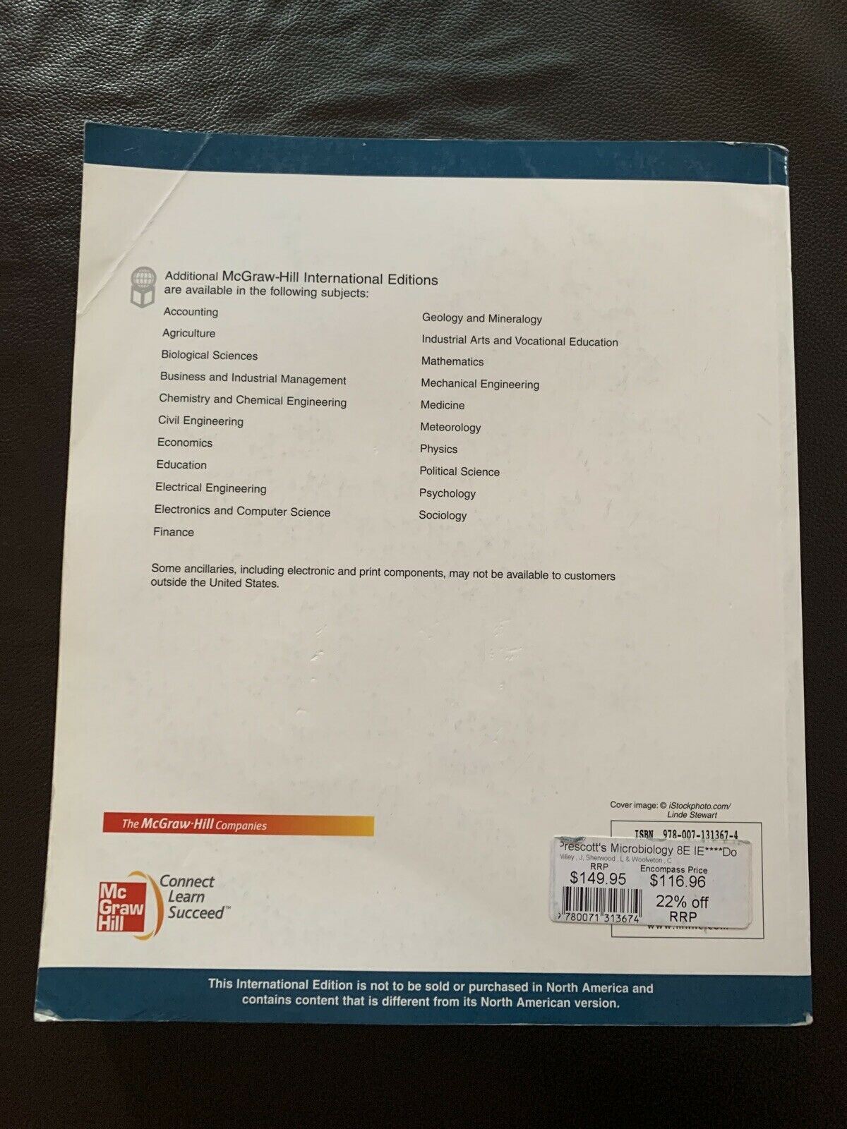 Prescott's Microbiology - International Edition by Joanne Willey, Linda Sherwood