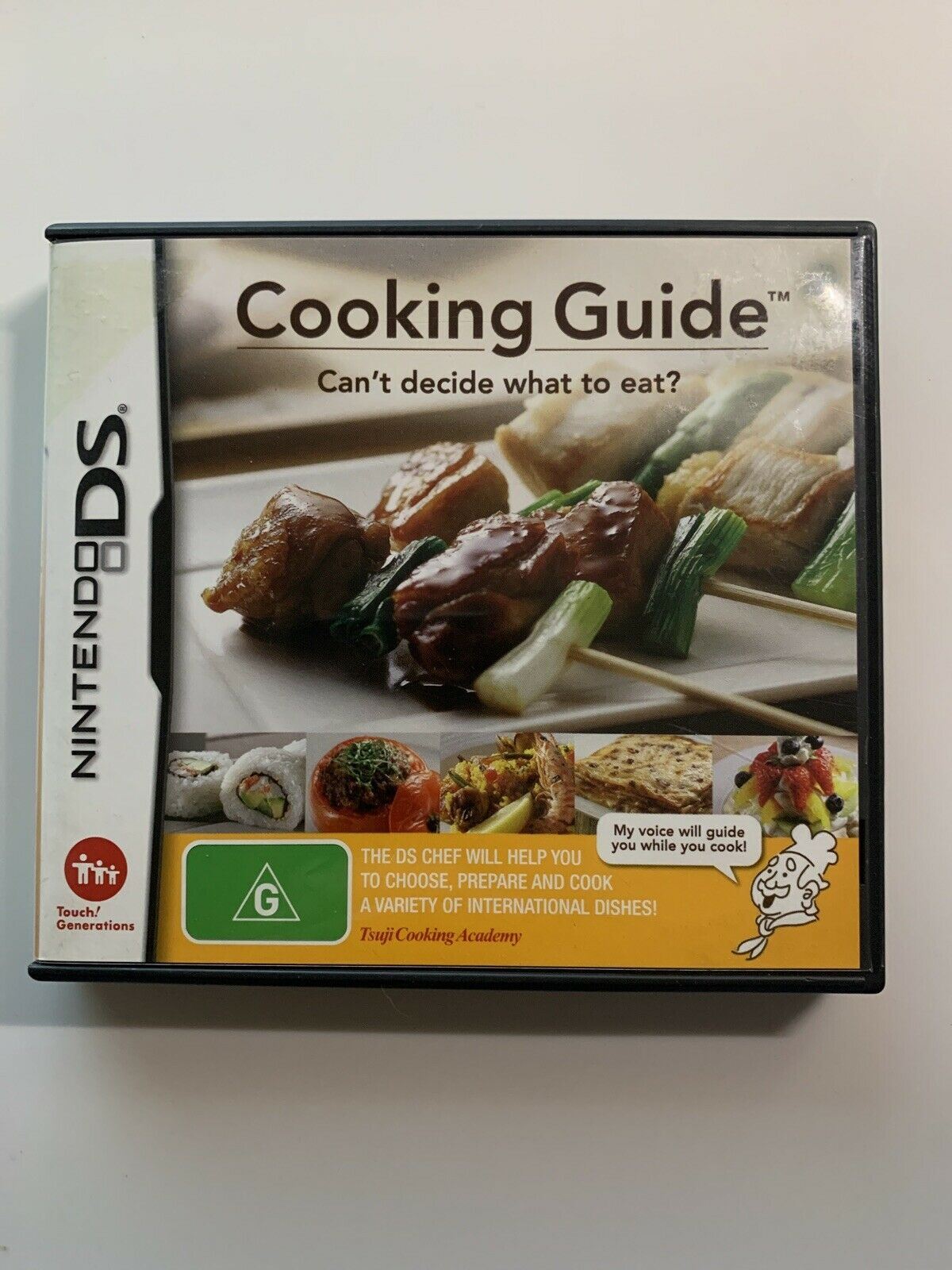 COOKING GUIDE Nintendo DS Game Cartridge & Case Excellent Condition Free Post