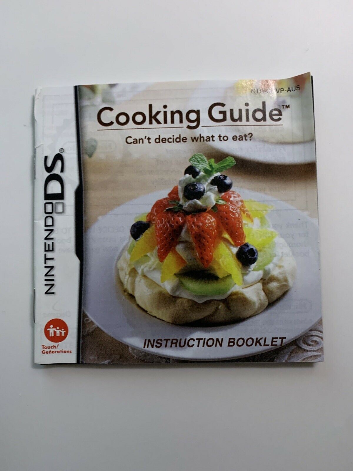 COOKING GUIDE Nintendo DS Game Cartridge & Case Excellent Condition Free Post