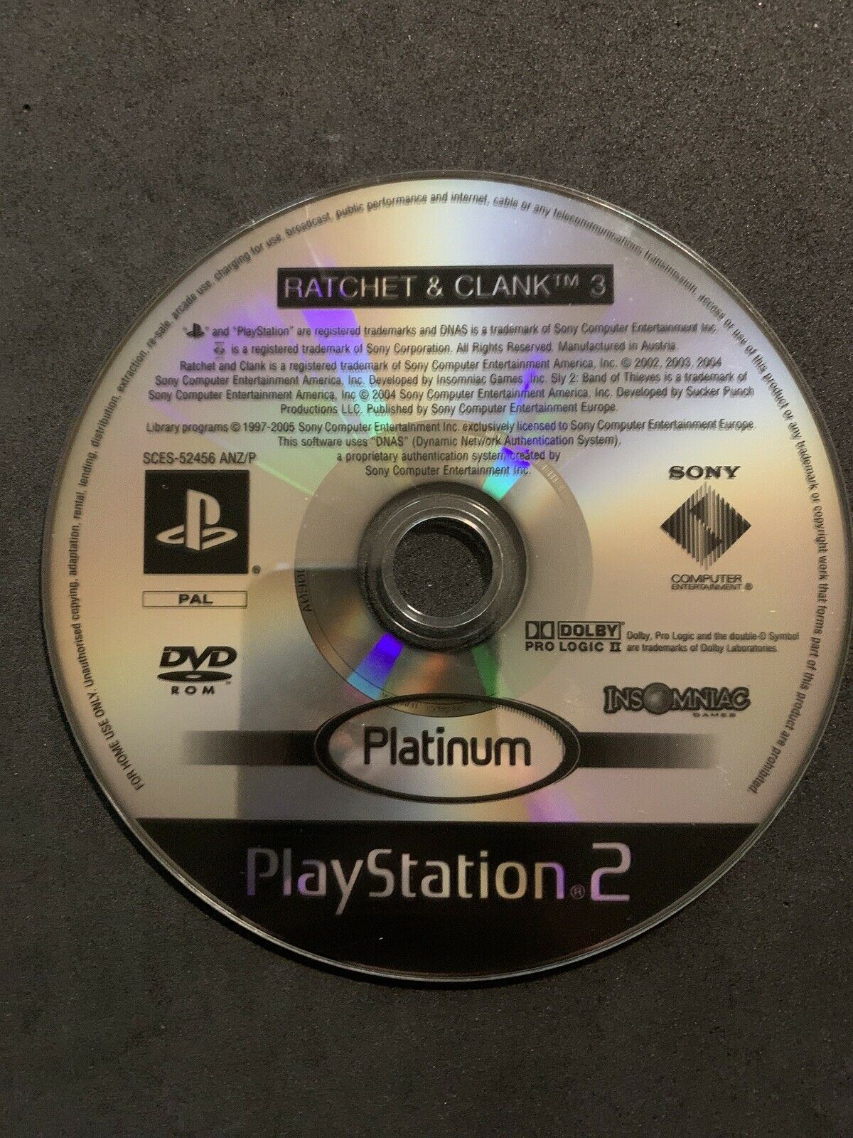 Ratchet & Clank 3: Up Your Arsenal - Platinum (Sony PS2, 2004) with Manual