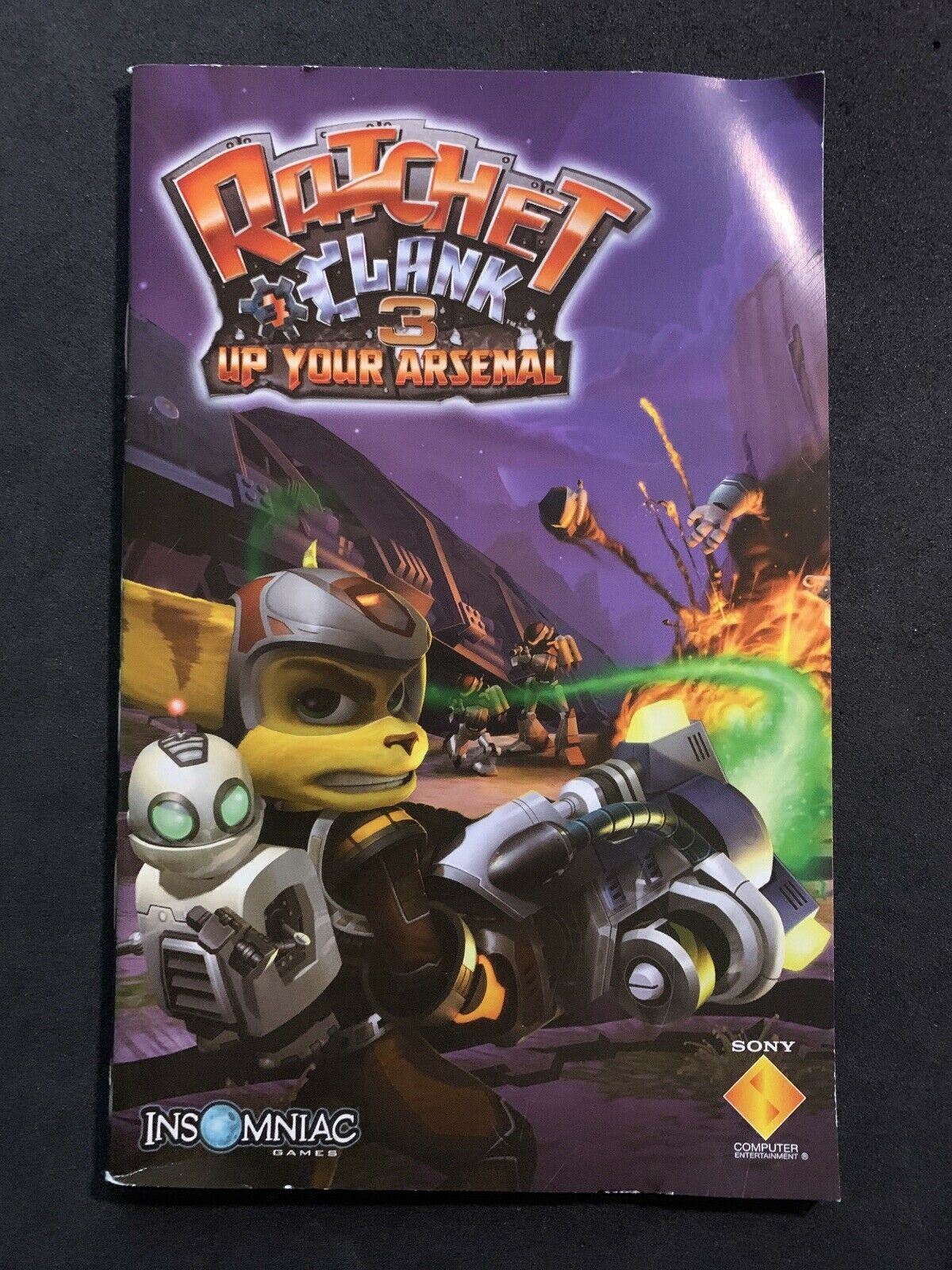 Ratchet & Clank 3: Up Your Arsenal - Platinum (Sony PS2, 2004) with Manual