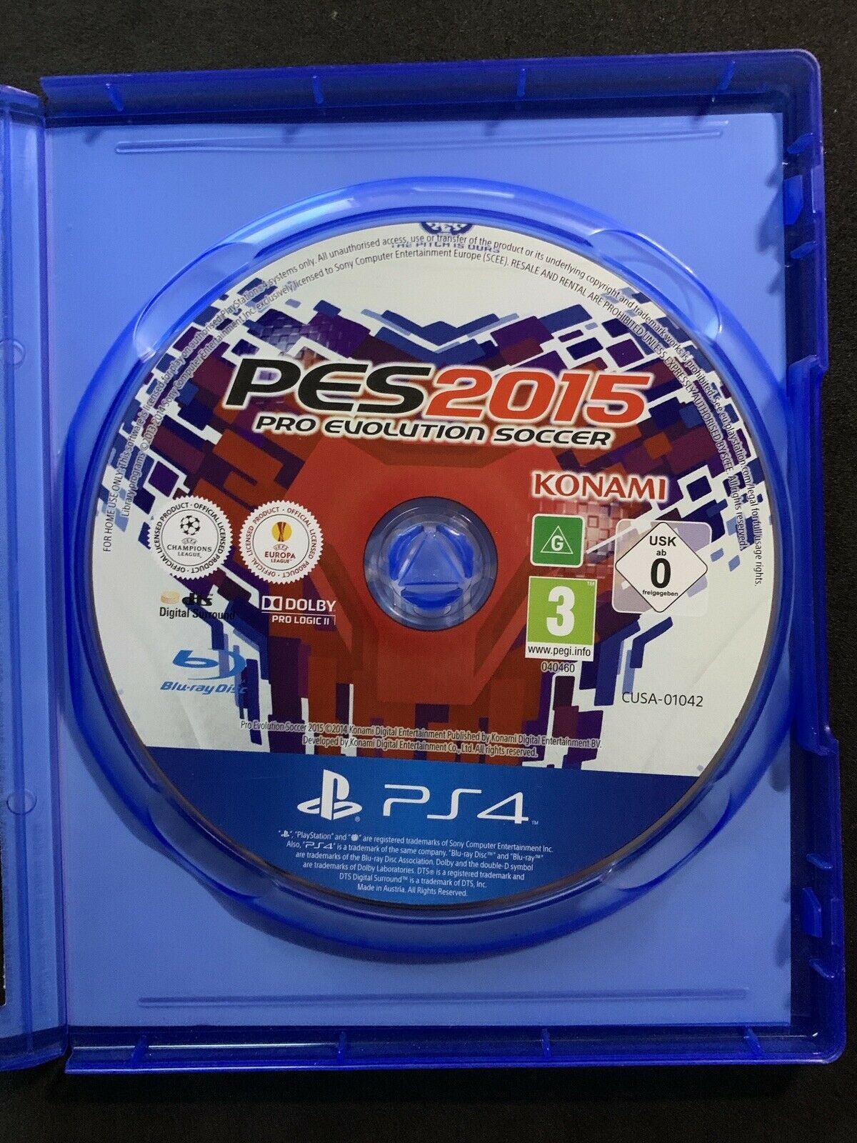 Pro Evolution Soccer 2015 PS4 AUS Sony Playstation Football PES 15