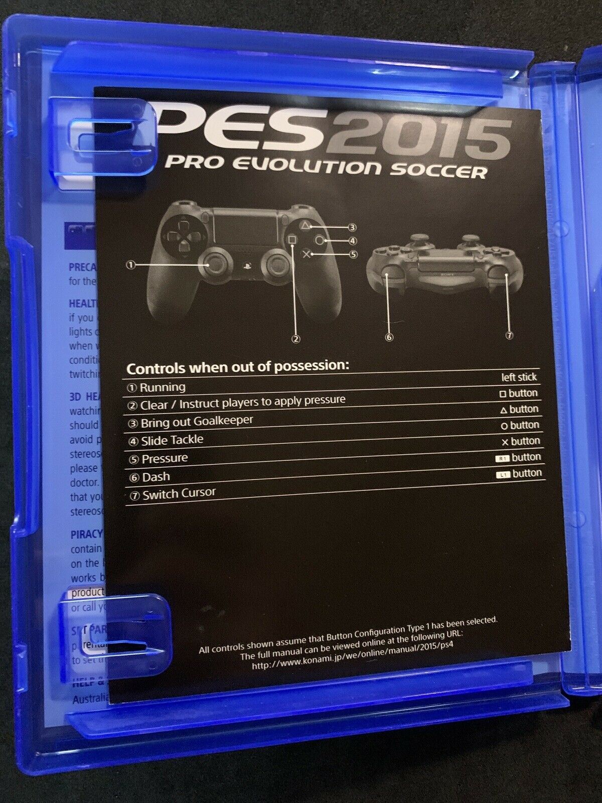 Pro Evolution Soccer 2015 PS4 AUS Sony Playstation Football PES 15
