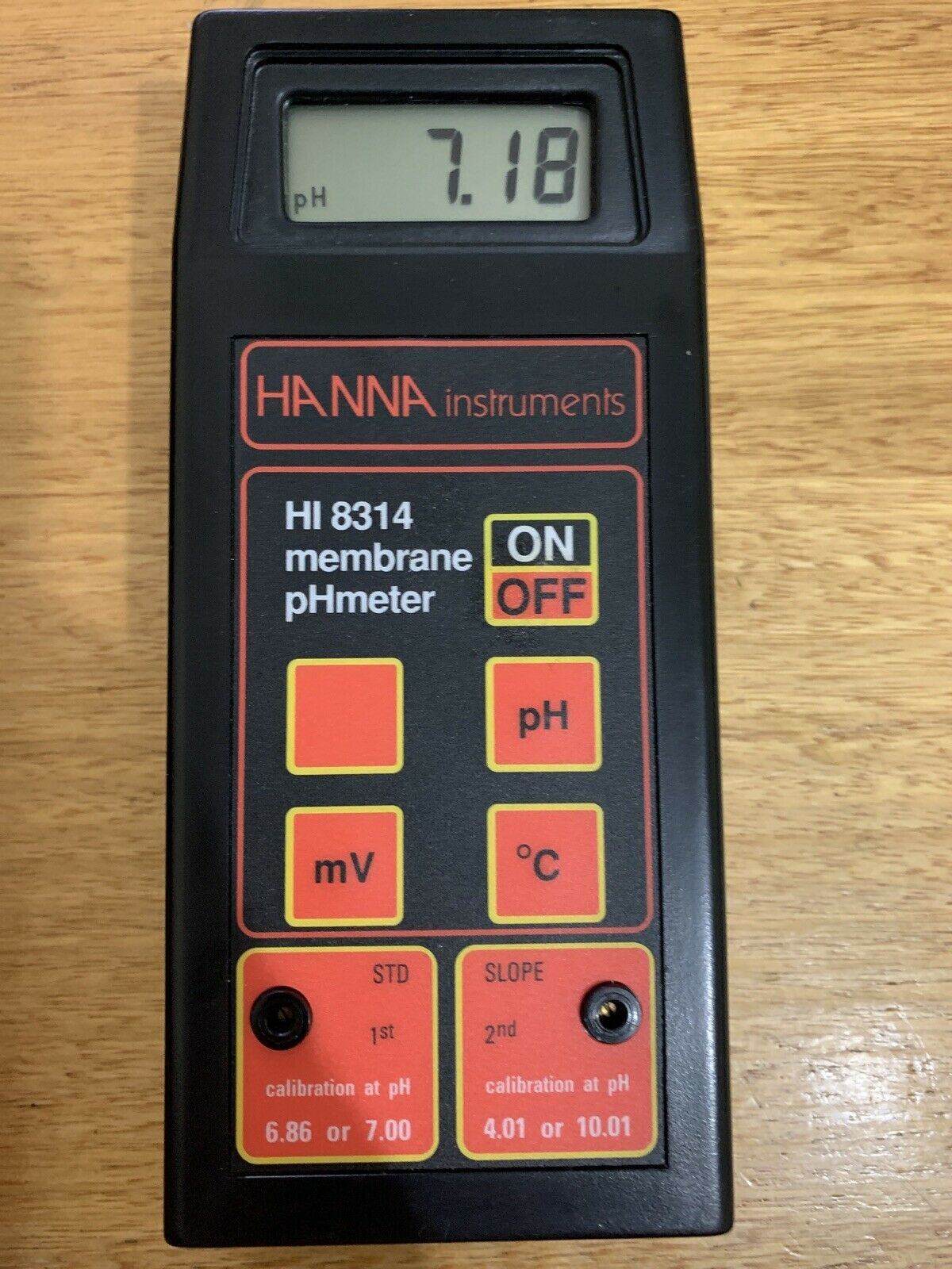 HANNA Portable pH Meter HI 8314