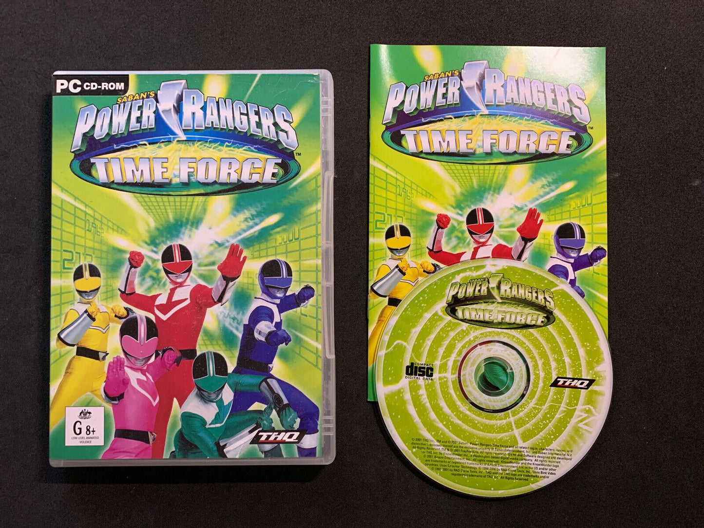 Power Rangers Time Force - PC CDROM 2001 Windows Arcade Game