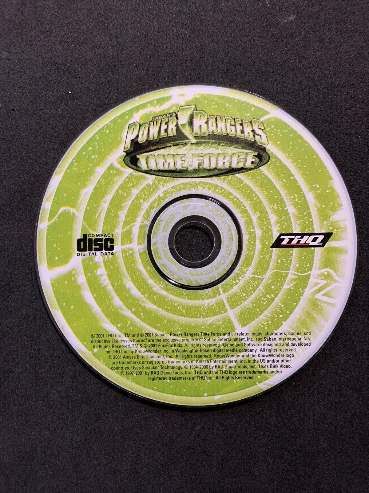 Power Rangers Time Force - PC CDROM 2001 Windows Arcade Game