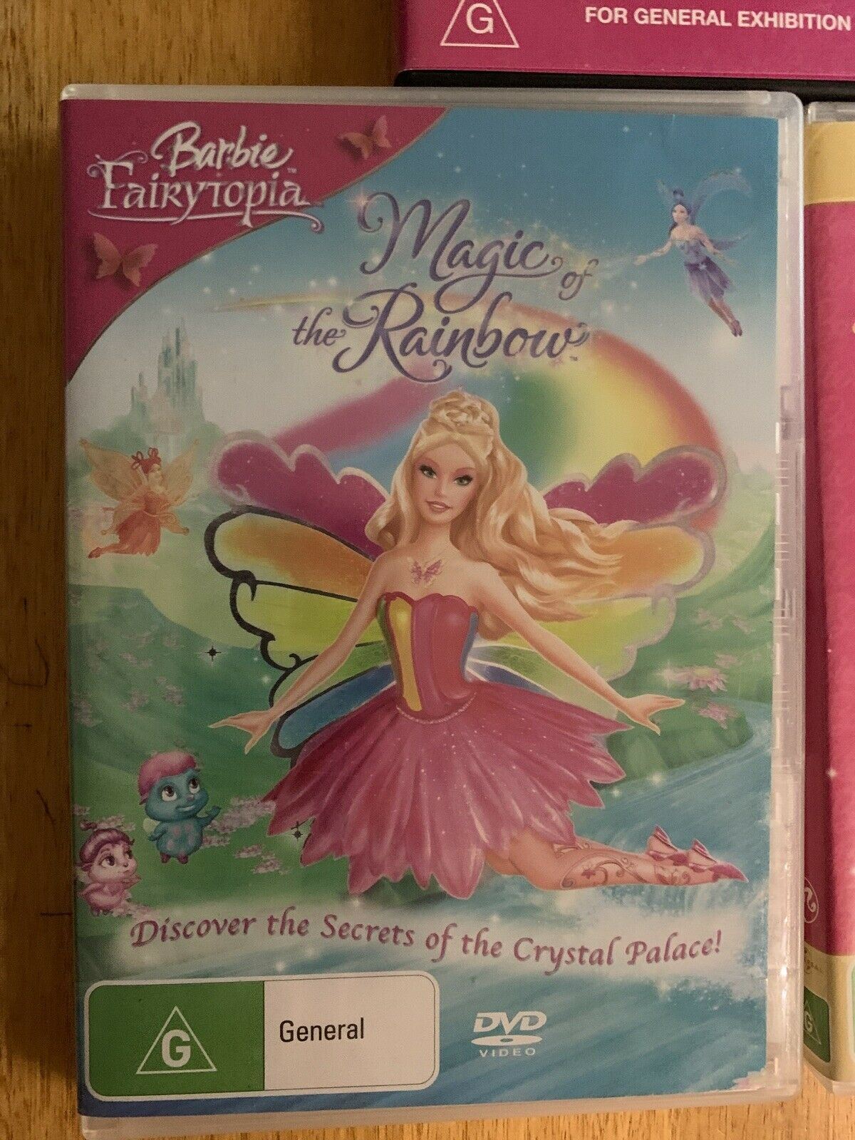 3x Barbie DVD Nutcracker, The Diamond Castle, Magic of the Rainbow. Region 4