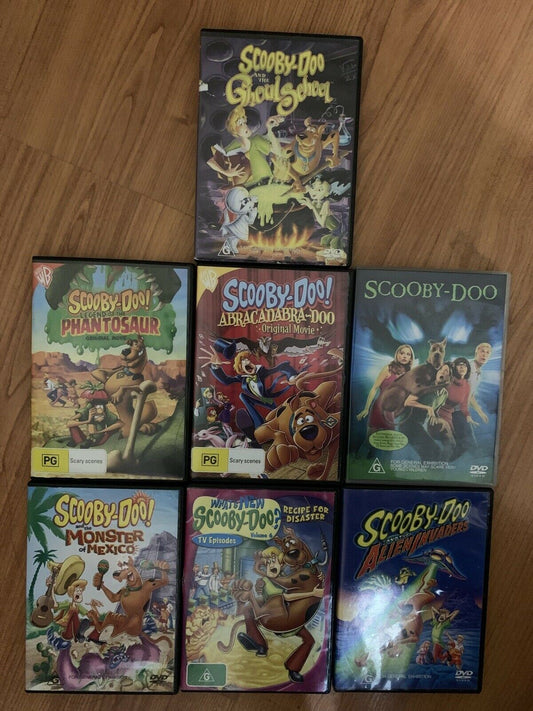 7x Scooby Doo DVD Collection Region 4