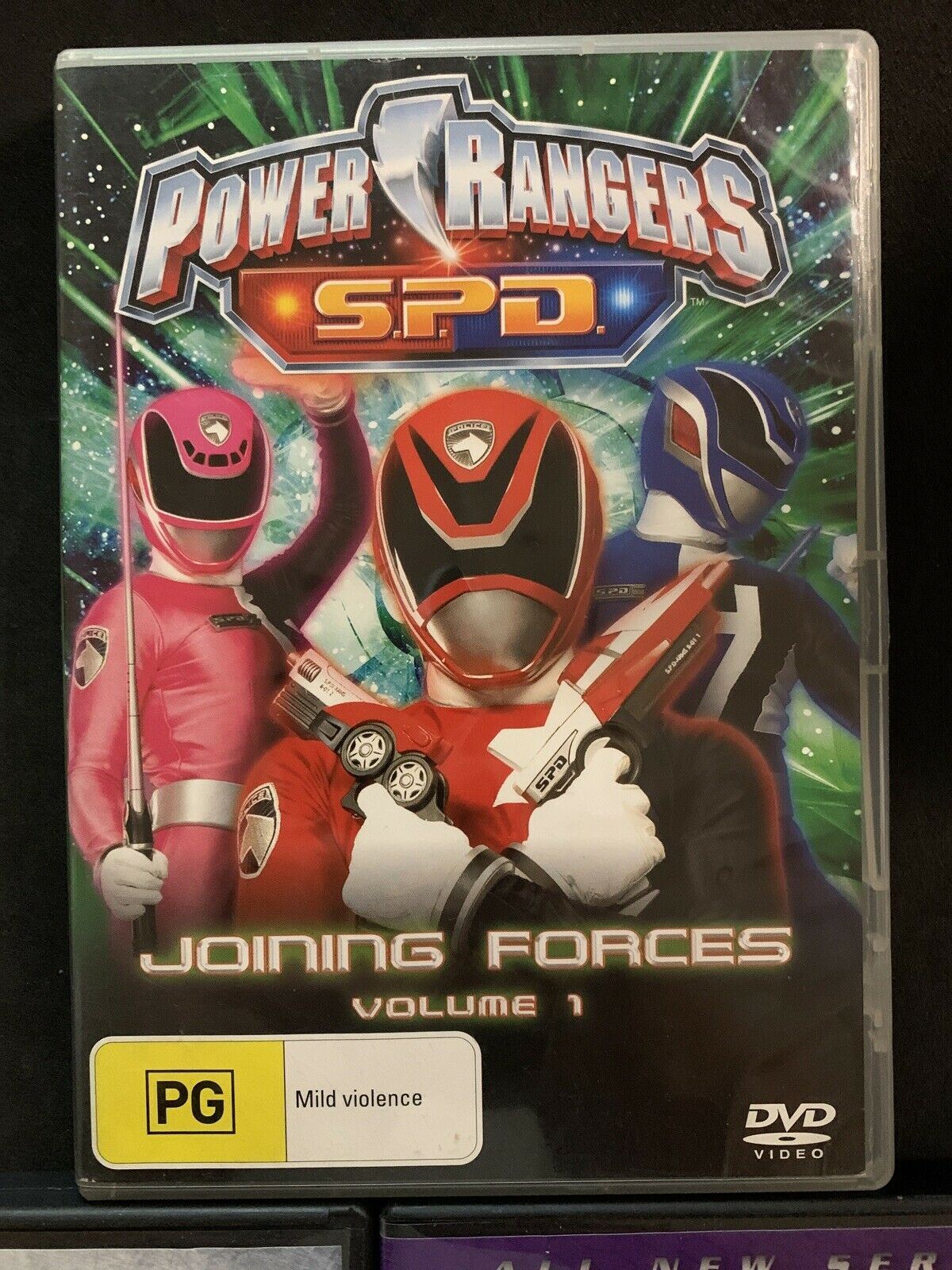 3x Power Rangers - Joining Forces Vol1, Super Megaforce, Dino Charge DVD Region4