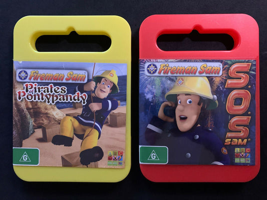 2x Fireman Sam - Pirates of Pontypandy + SOS Sam (DVD, 2011)