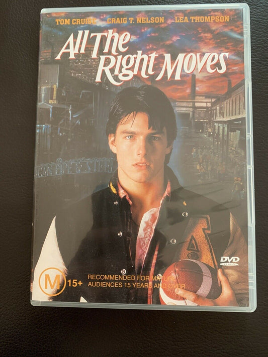 All The Right Moves (DVD, 1983) Tom Cruise. Region 4