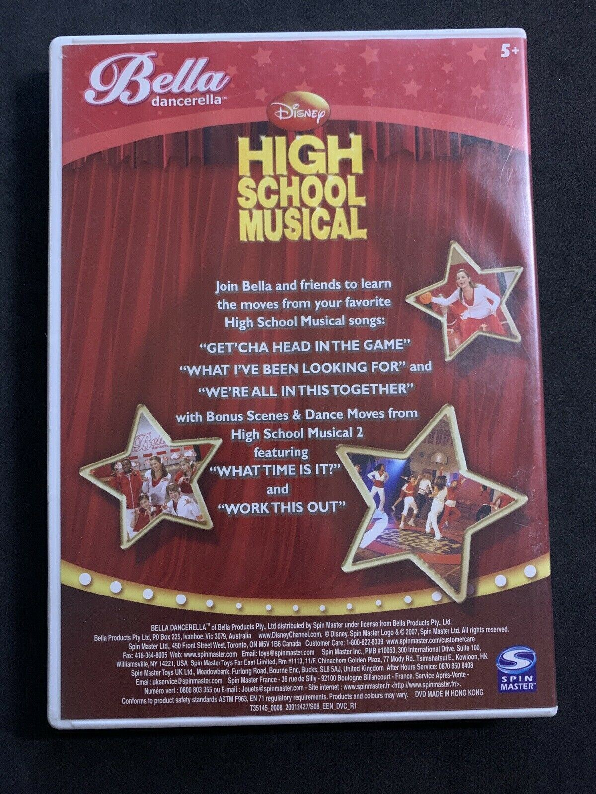 Bella Dancerella High School Musical (DVD, 2007)