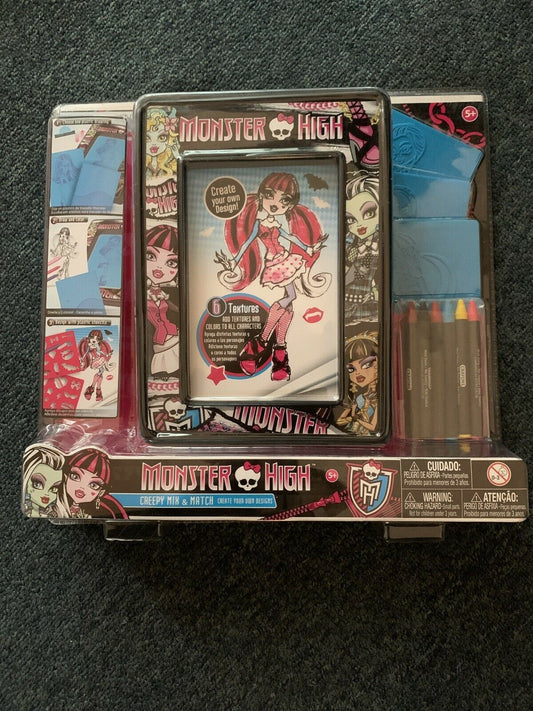 *New Sealed* Monster High - Creepy Mix & Match Create Your Own Designs