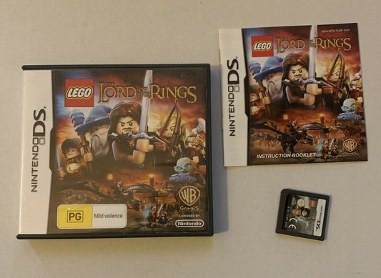 Lego: The Lord Of The Rings - Nintendo DS Action/Adventure Game With Manual